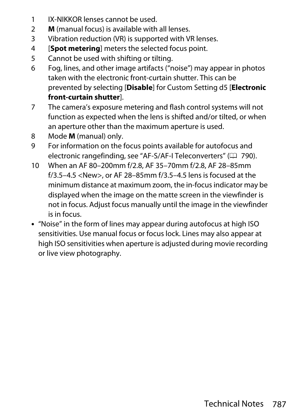 Nikon D780 DSLR Camera (Body Only) User Manual | Page 833 / 944