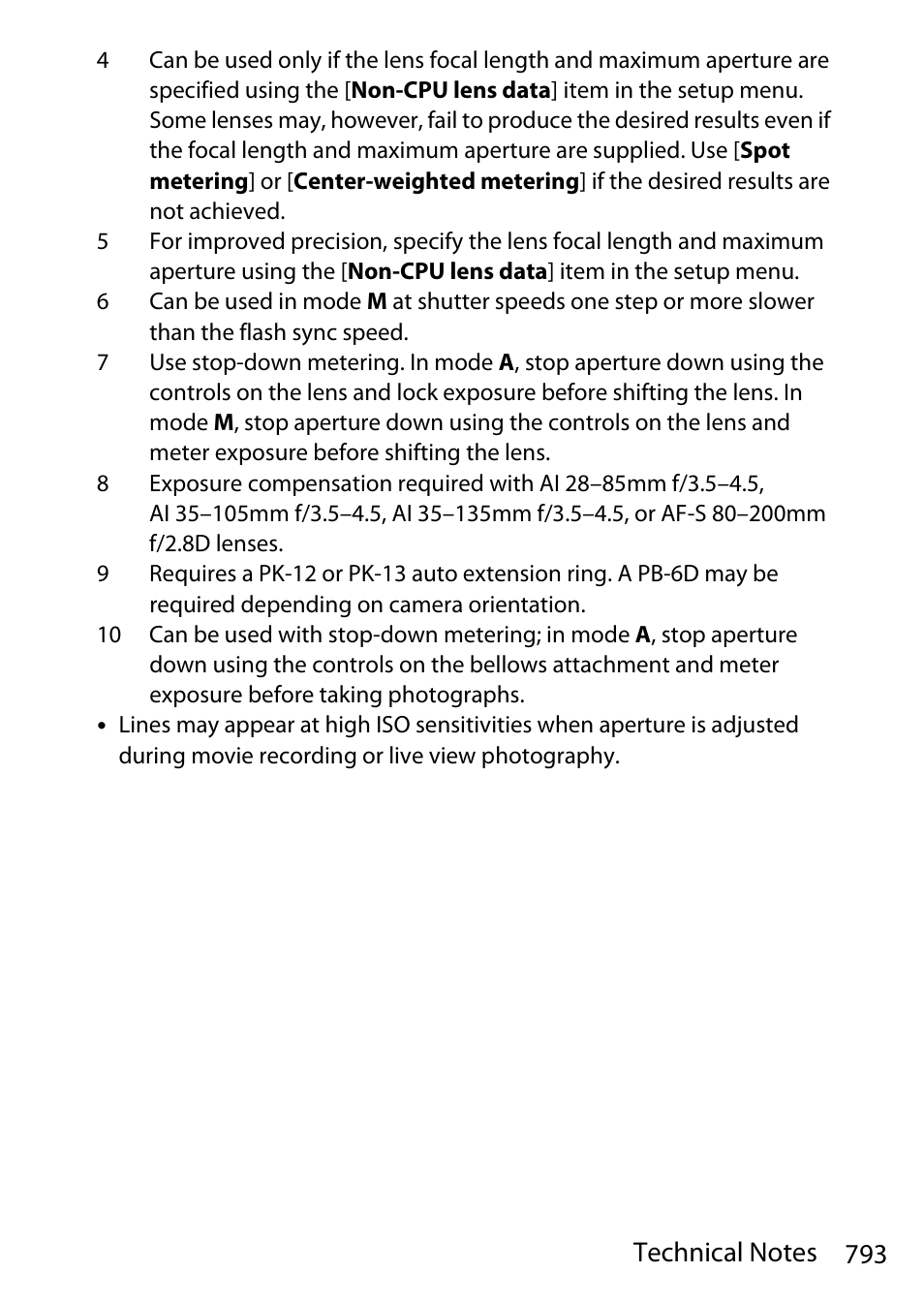 Nikon D780 DSLR Camera (Body Only) User Manual | Page 839 / 944