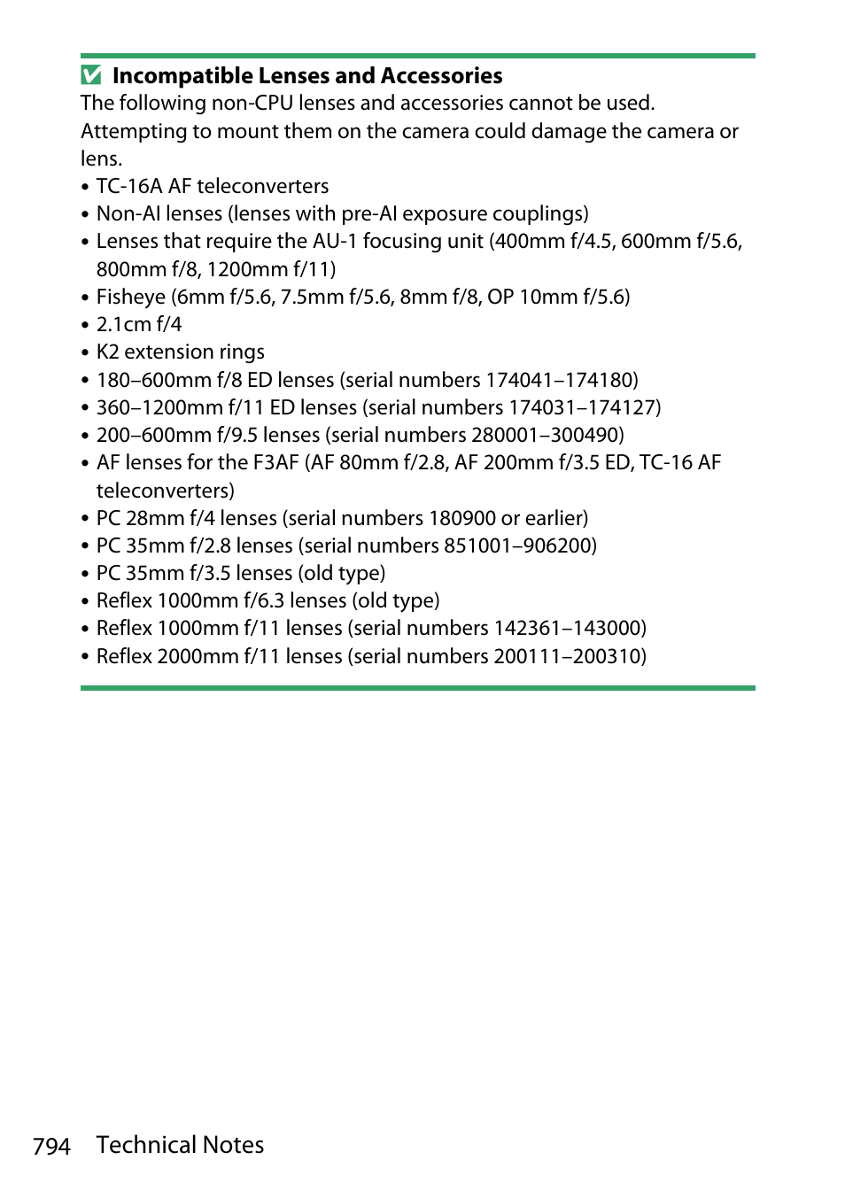 Nikon D780 DSLR Camera (Body Only) User Manual | Page 840 / 944