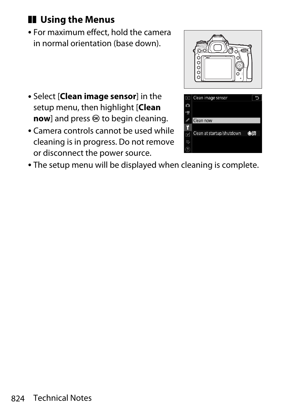 Using the menus | Nikon D780 DSLR Camera (Body Only) User Manual | Page 870 / 944