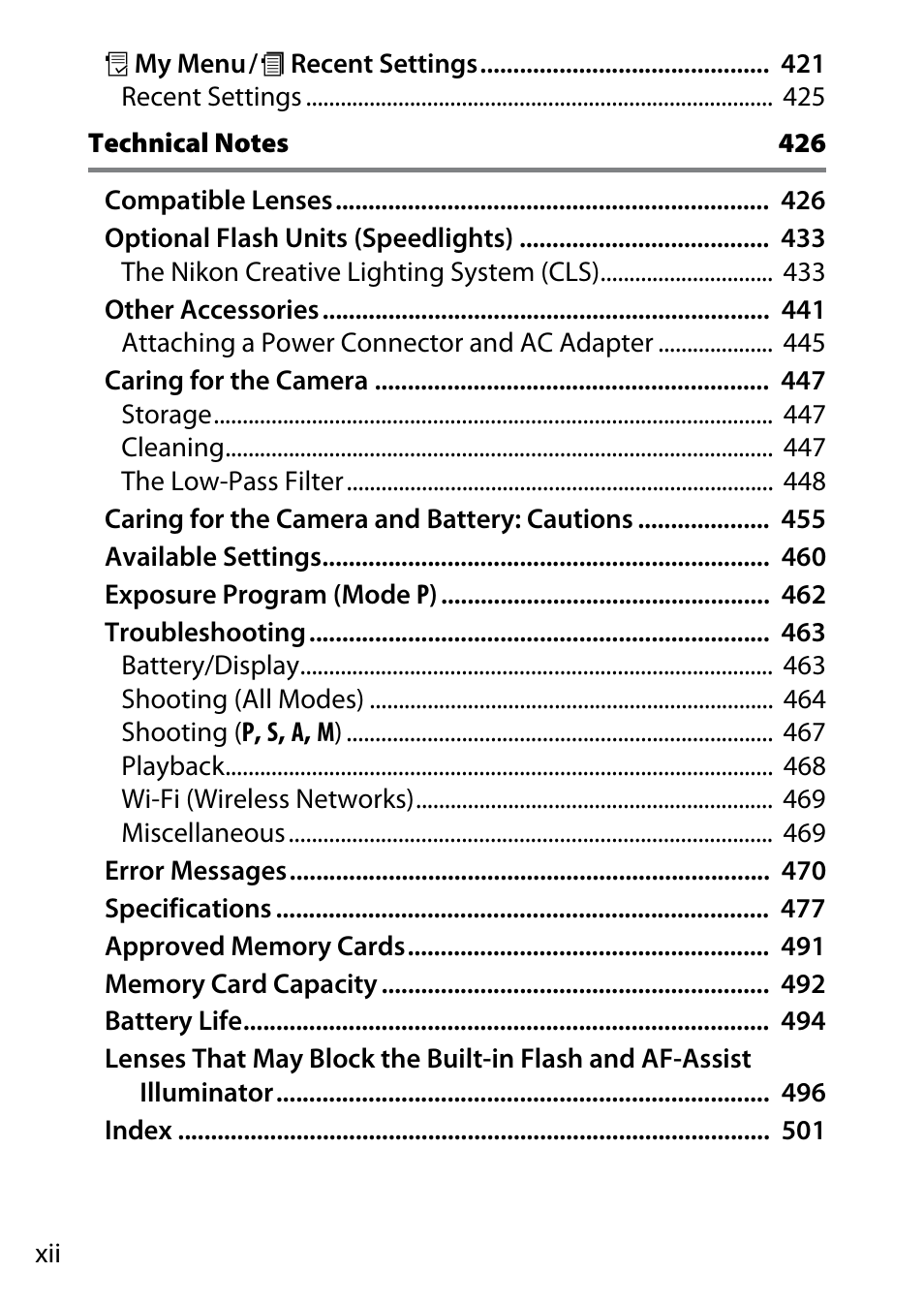 Nikon D750 DSLR Camera (Body Only) User Manual | Page 14 / 537