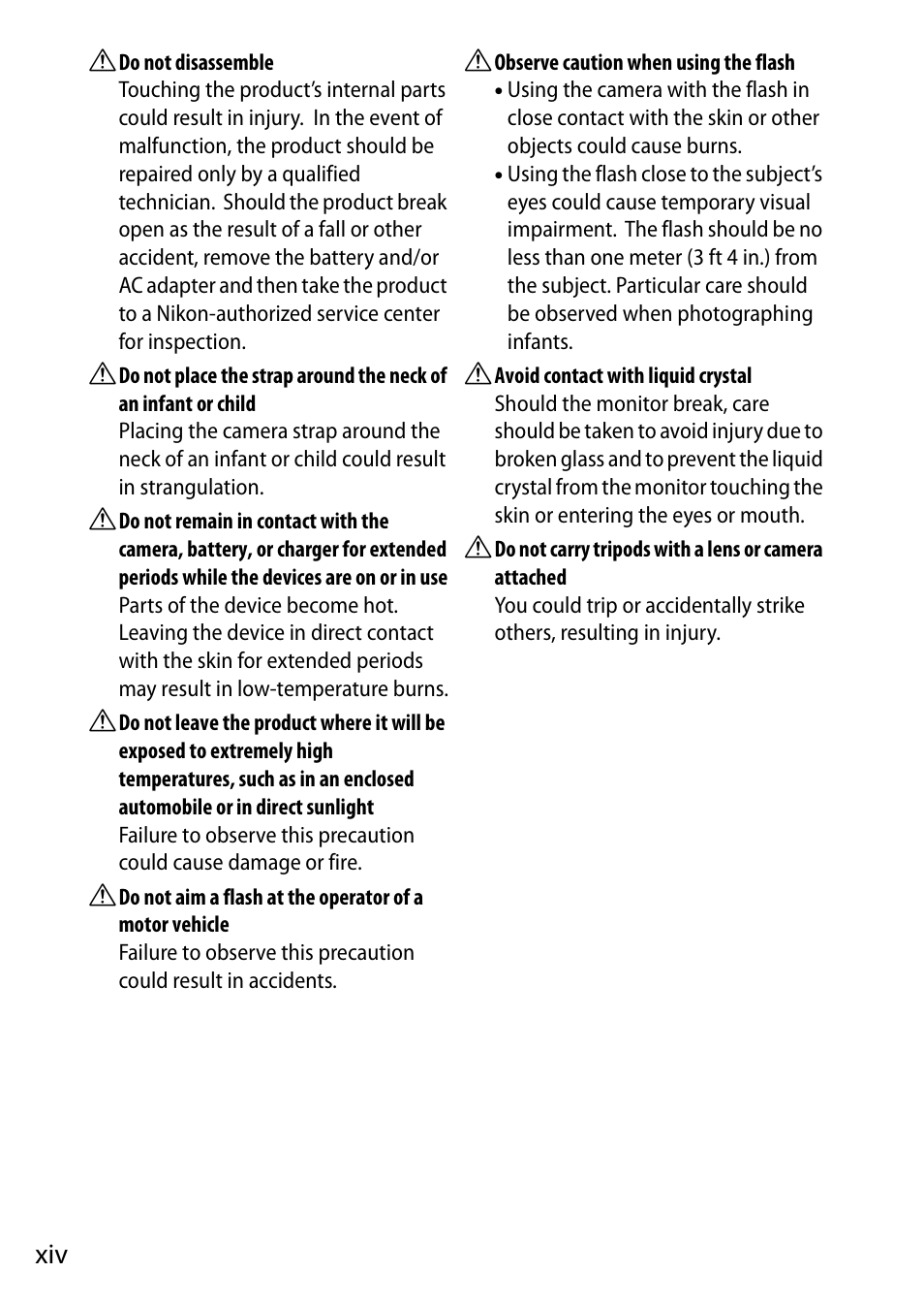 Nikon D750 DSLR Camera (Body Only) User Manual | Page 16 / 537