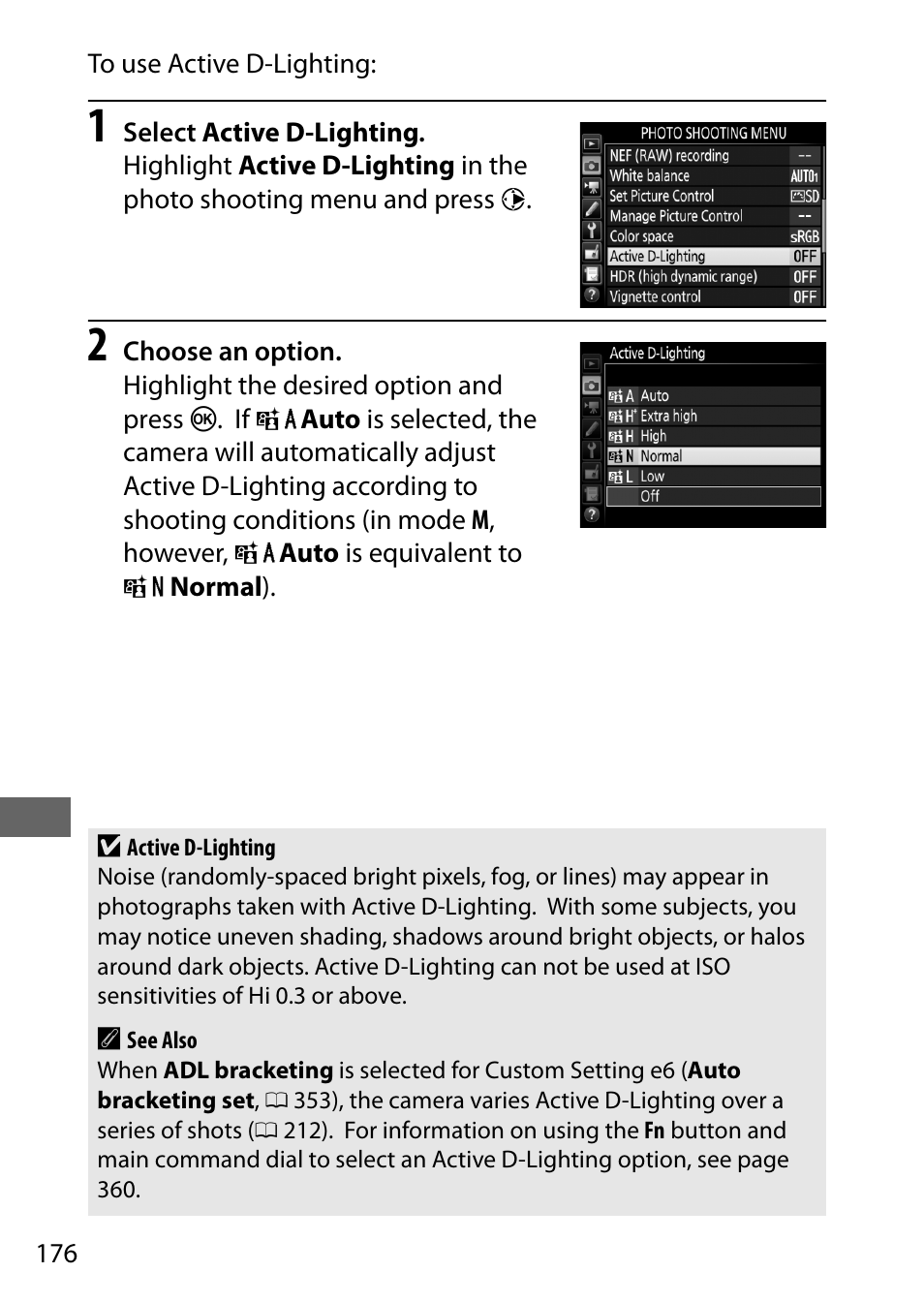 Nikon D750 DSLR Camera (Body Only) User Manual | Page 204 / 537