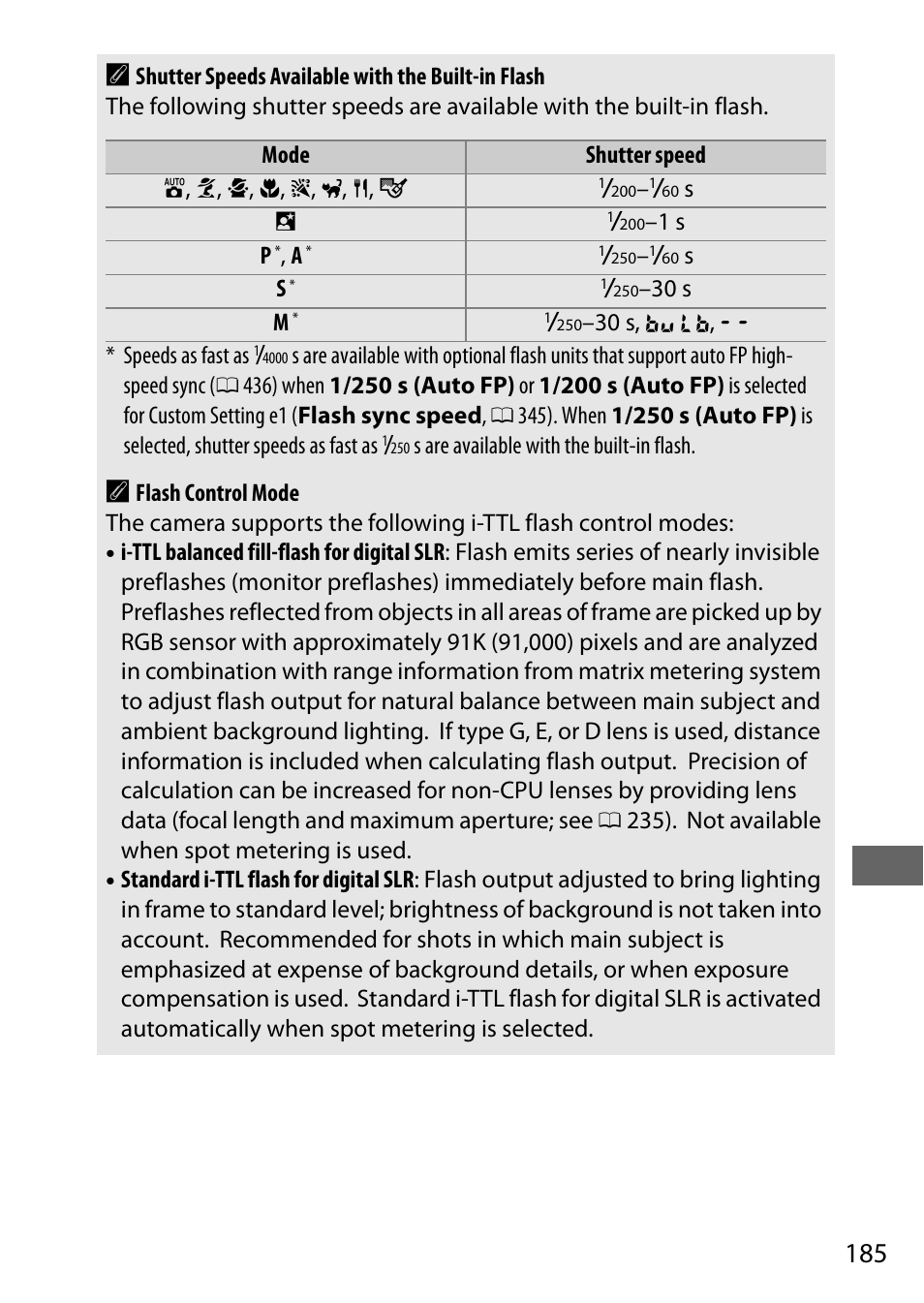 185 a | Nikon D750 DSLR Camera (Body Only) User Manual | Page 213 / 537