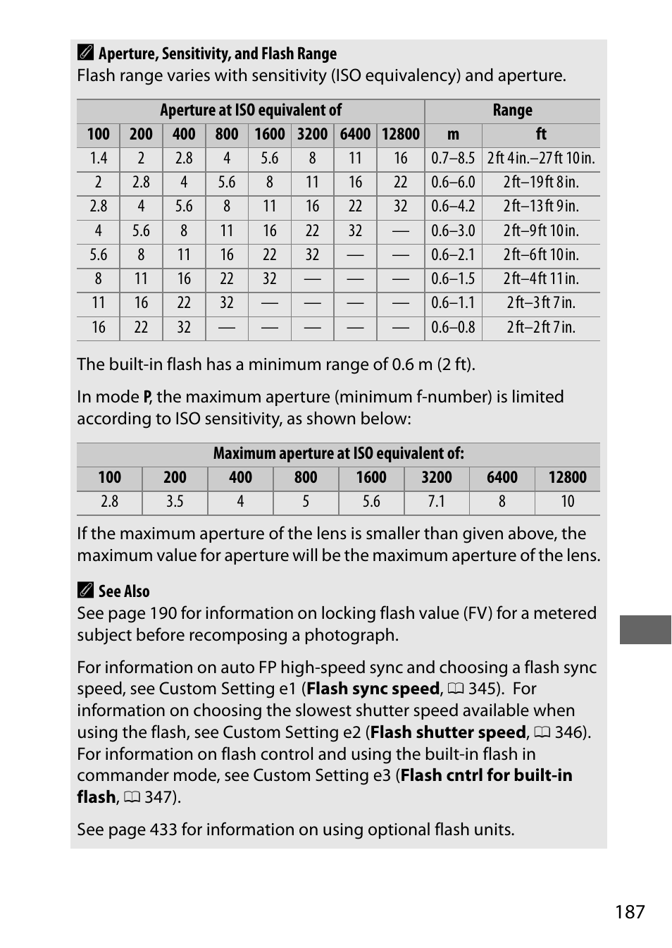 187 a | Nikon D750 DSLR Camera (Body Only) User Manual | Page 215 / 537