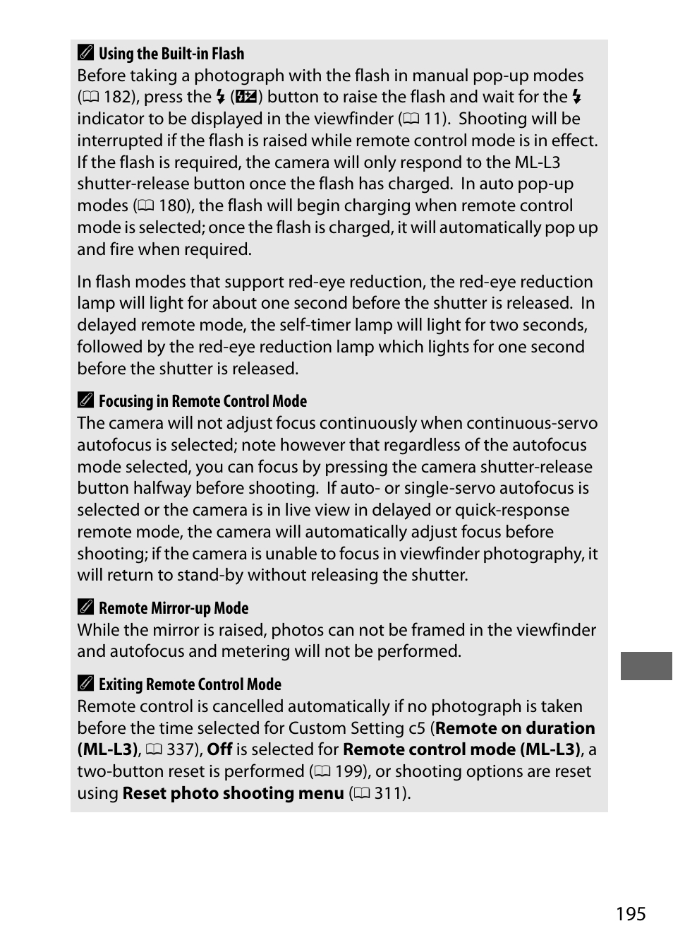 195 a | Nikon D750 DSLR Camera (Body Only) User Manual | Page 223 / 537