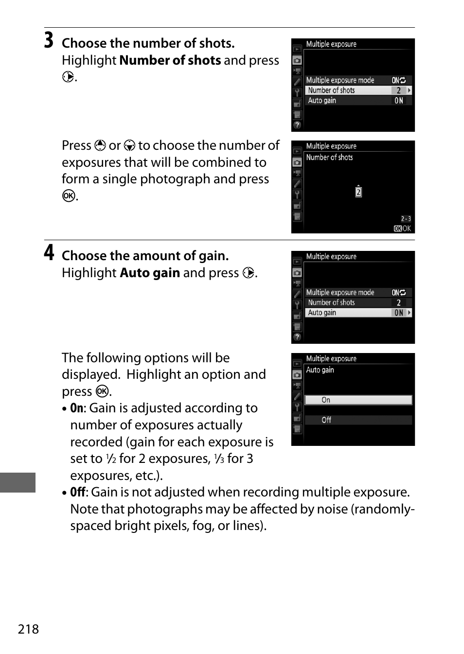 Nikon D750 DSLR Camera (Body Only) User Manual | Page 246 / 537