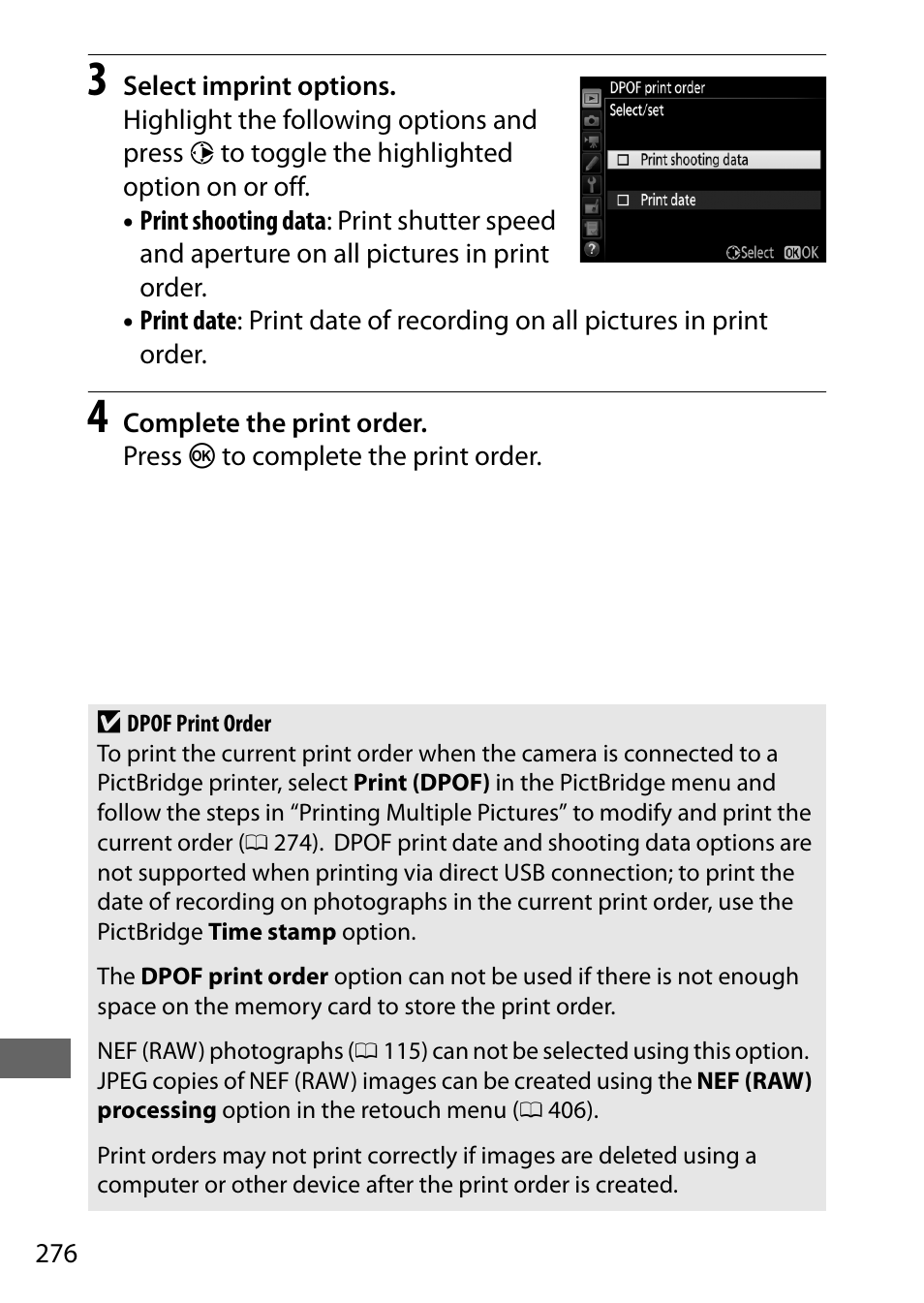 Nikon D750 DSLR Camera (Body Only) User Manual | Page 304 / 537