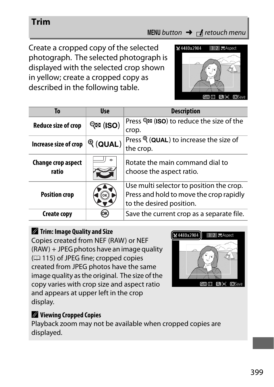 Trim, W( s ), X( t ) | Nikon D750 DSLR Camera (Body Only) User Manual | Page 427 / 537