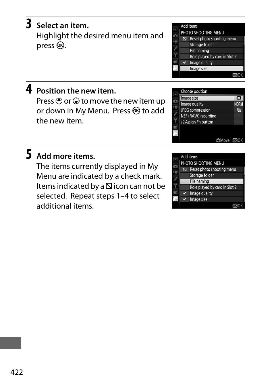 Nikon D750 DSLR Camera (Body Only) User Manual | Page 450 / 537