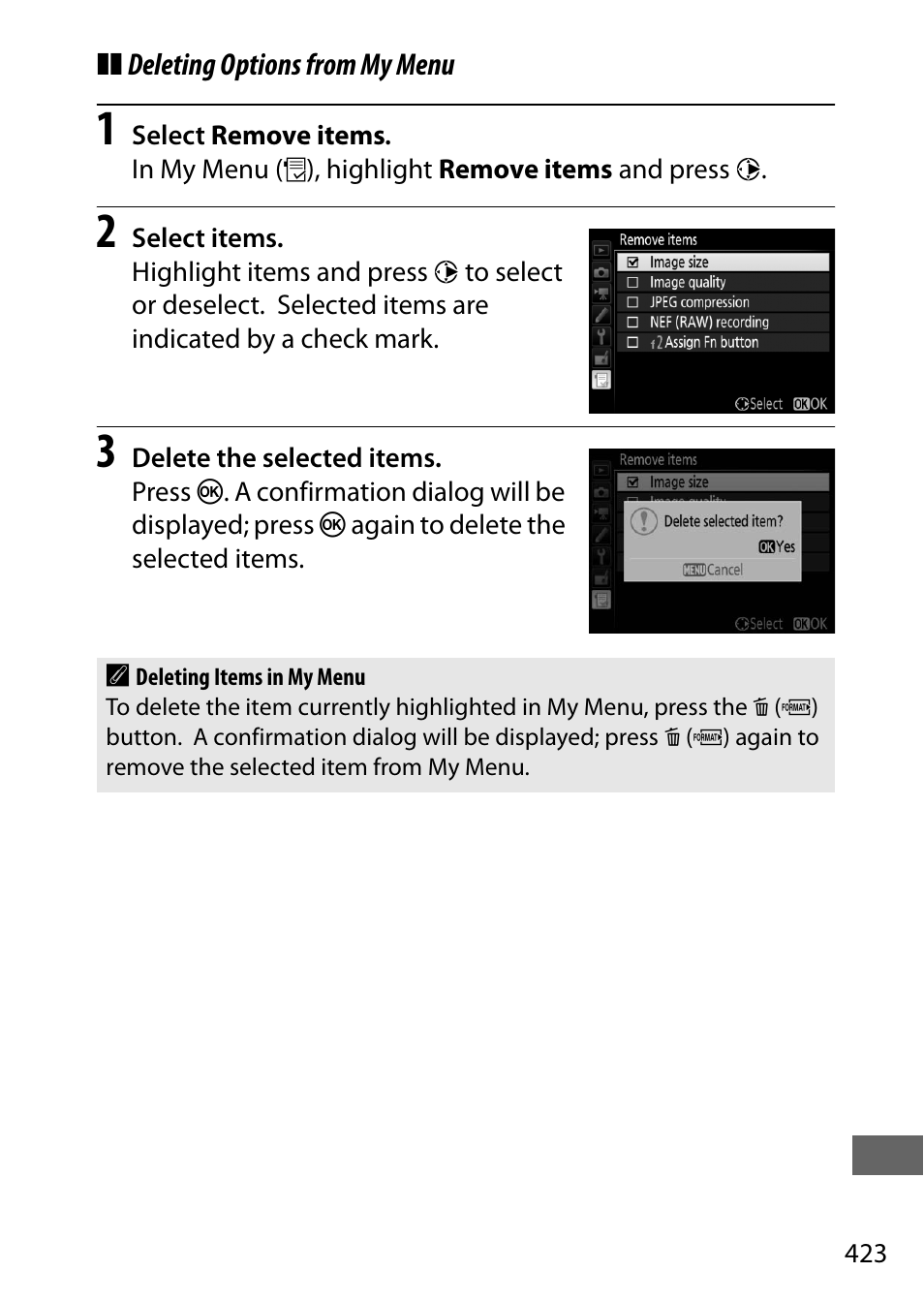 Nikon D750 DSLR Camera (Body Only) User Manual | Page 451 / 537