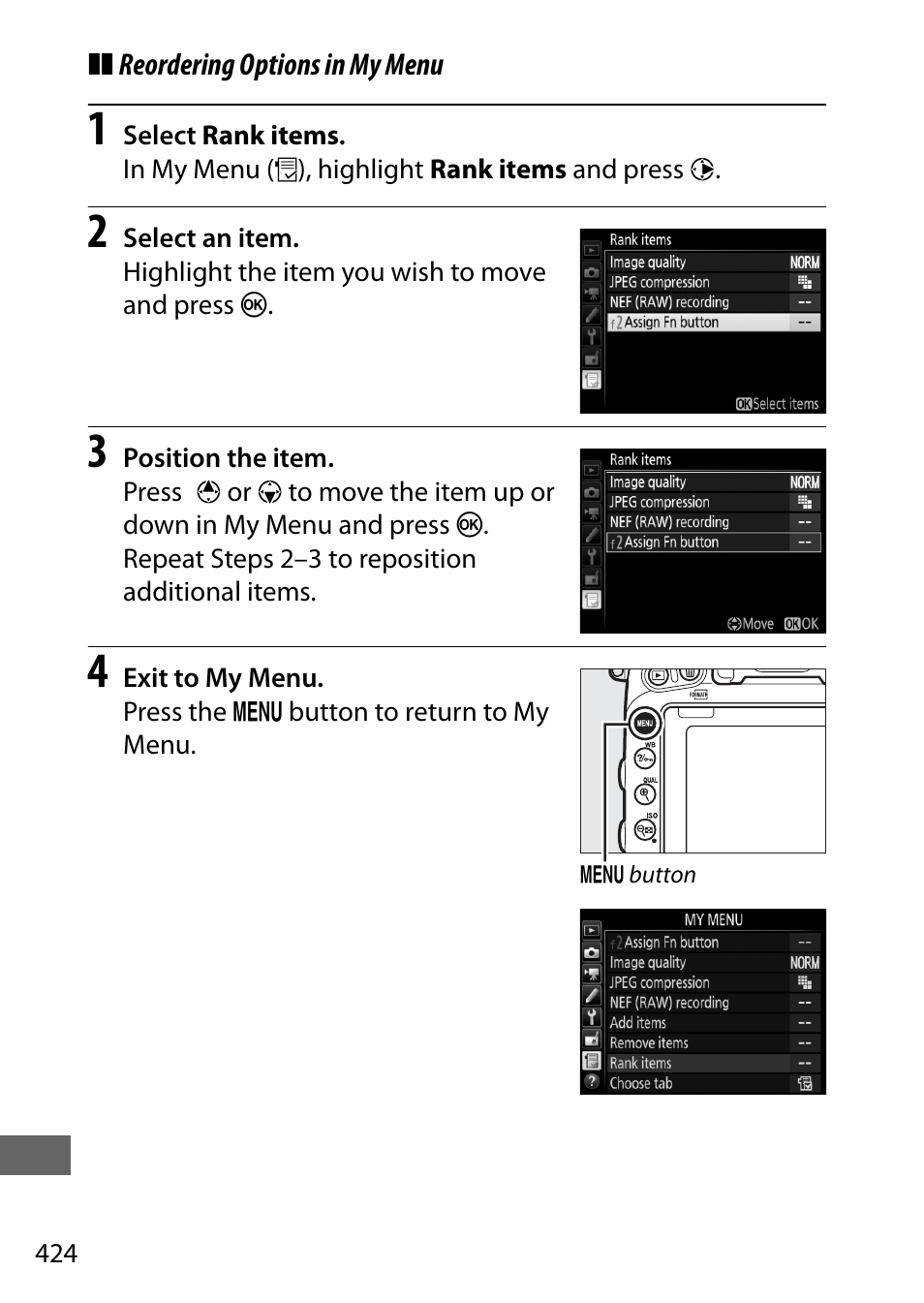 Nikon D750 DSLR Camera (Body Only) User Manual | Page 452 / 537