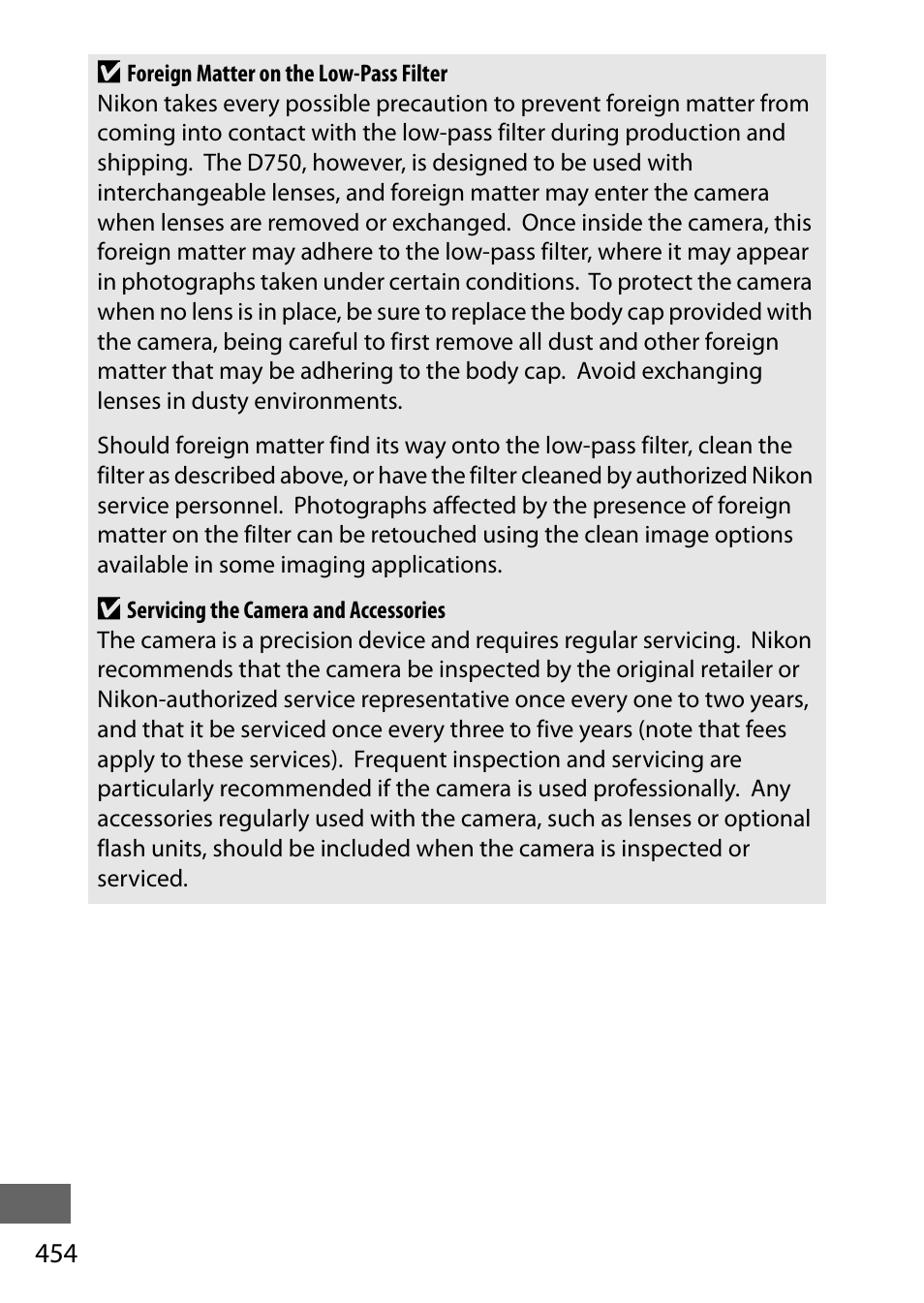 Nikon D750 DSLR Camera (Body Only) User Manual | Page 482 / 537