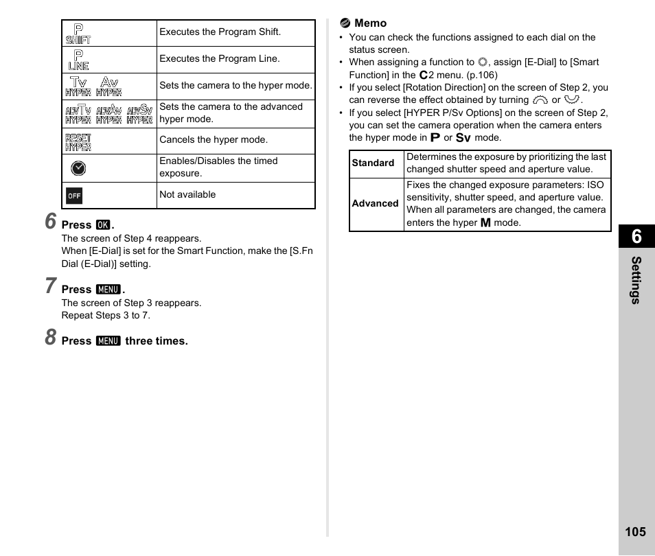 P.105 | Pentax K-3 Mark III DSLR Camera (Black) User Manual | Page 107 / 148