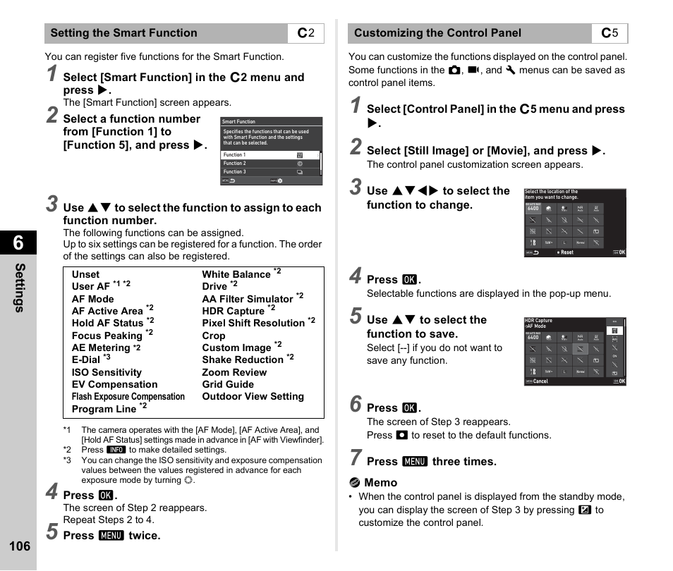 P.106), P.106 | Pentax K-3 Mark III DSLR Camera (Black) User Manual | Page 108 / 148