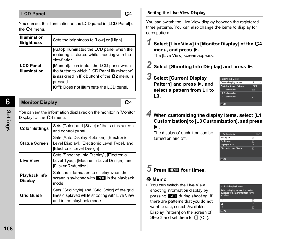 P.108), P.108 | Pentax K-3 Mark III DSLR Camera (Black) User Manual | Page 110 / 148