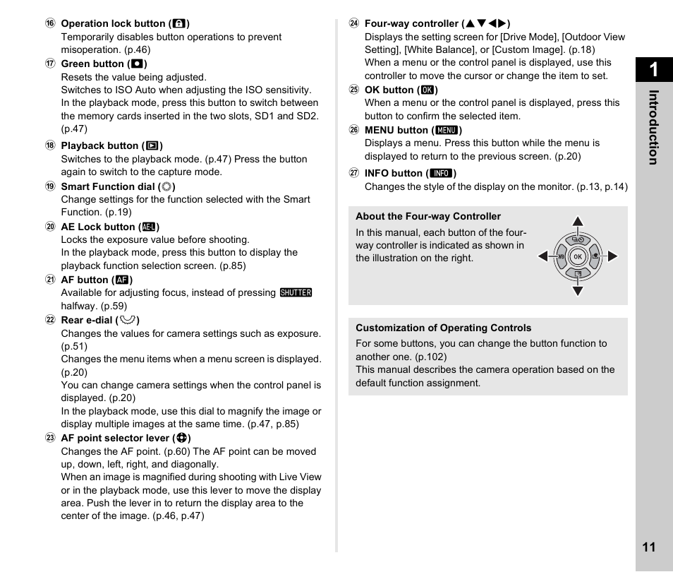 Pentax K-3 Mark III DSLR Camera (Black) User Manual | Page 13 / 148