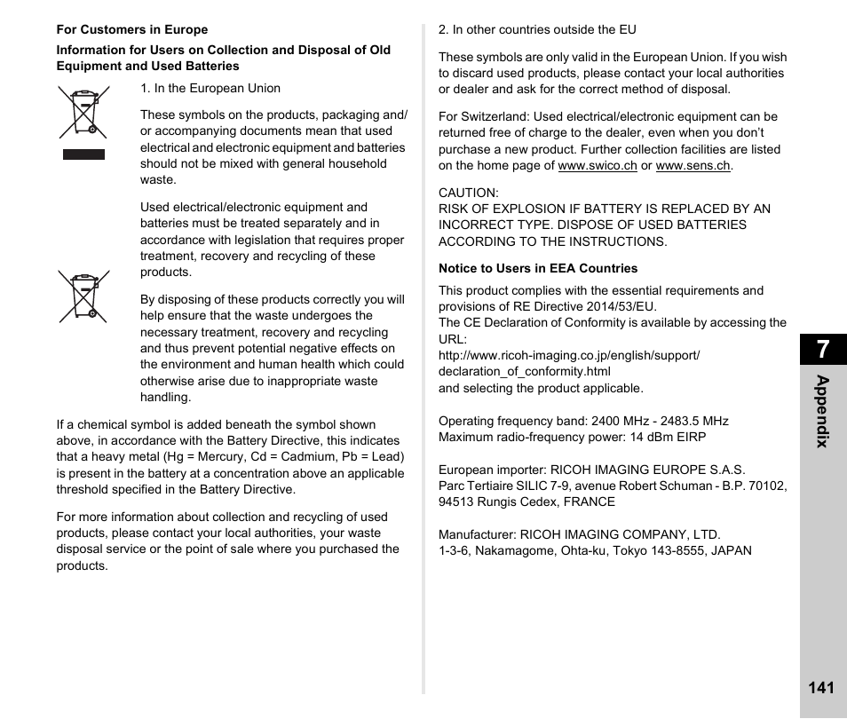 Pentax K-3 Mark III DSLR Camera (Black) User Manual | Page 143 / 148