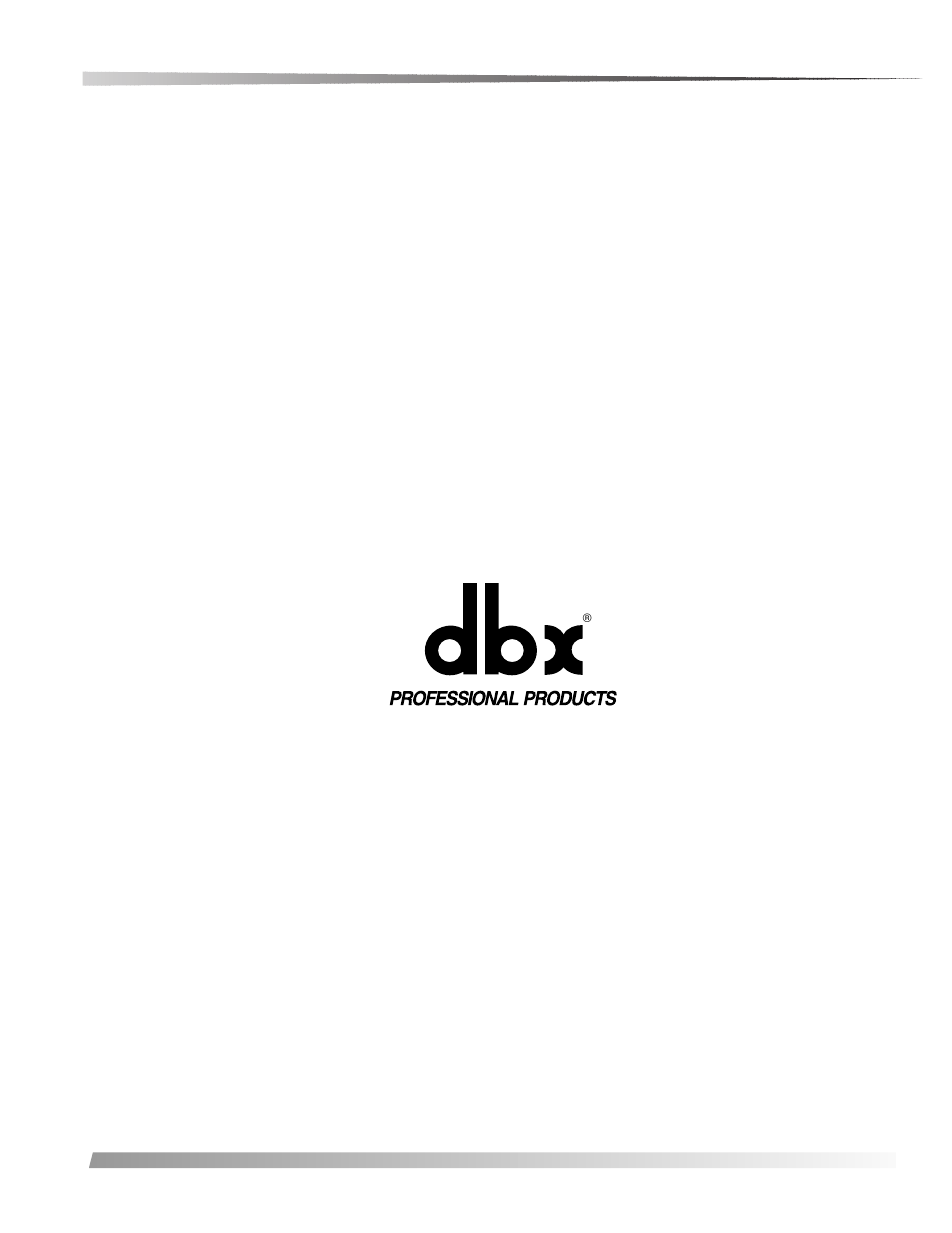 dbx Pro 262 User Manual | Page 3 / 16