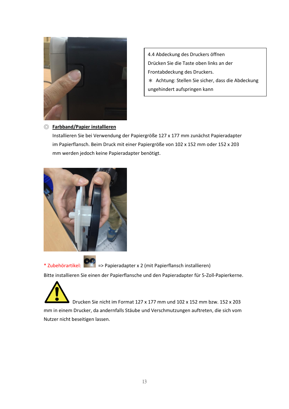 Farbband/papier installieren | HiTi P525L Photo Printer User Manual | Page 163 / 275