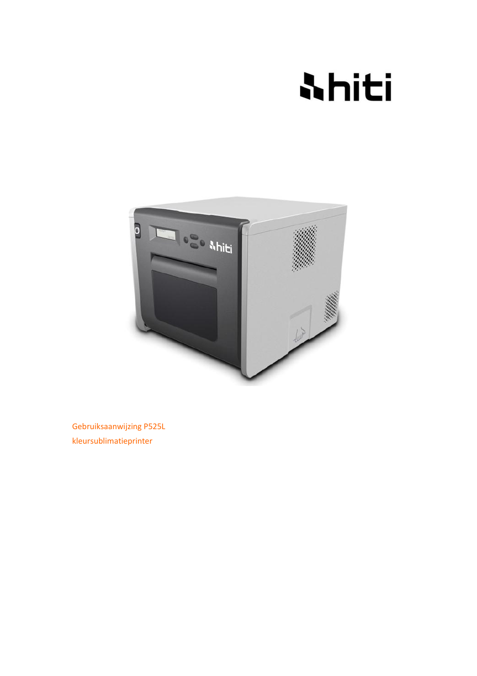 52x user manual_dutch | HiTi P525L Photo Printer User Manual | Page 176 / 275