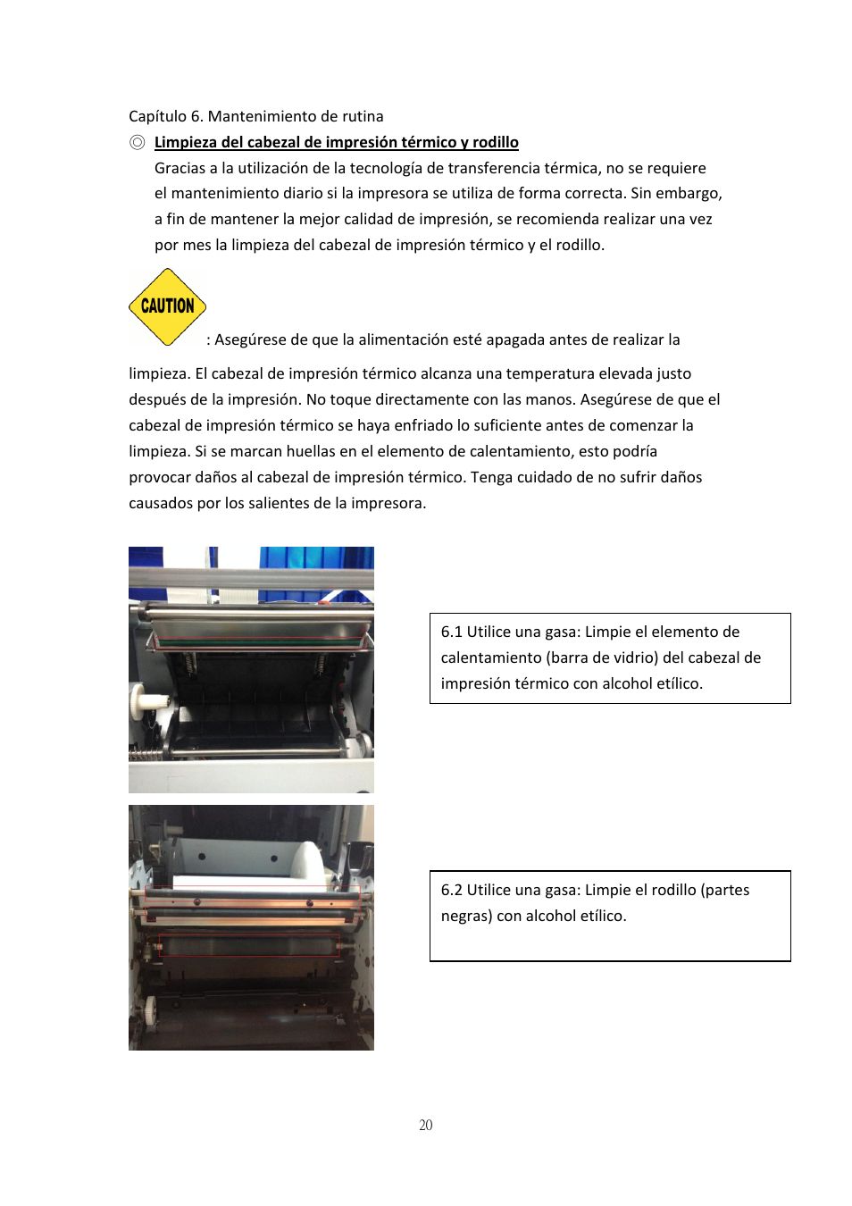 Capítulo 6. mantenimiento de rutina | HiTi P525L Photo Printer User Manual | Page 46 / 275