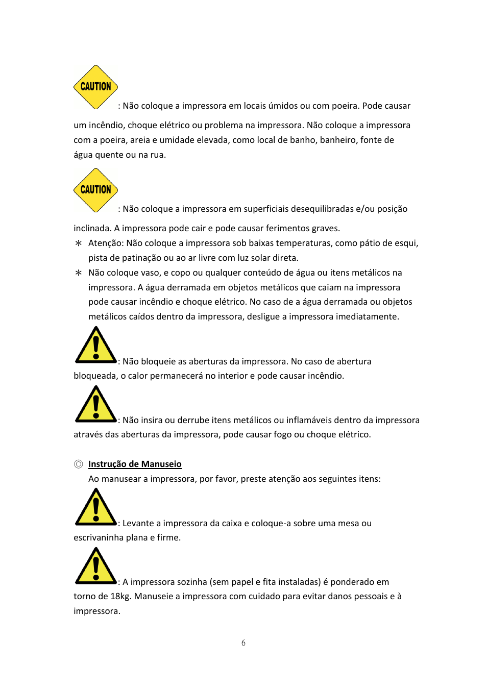 Instrução de manuseio | HiTi P525L Photo Printer User Manual | Page 59 / 275