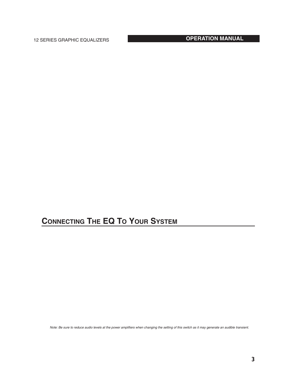 Eq t | dbx Pro 12 Series User Manual | Page 7 / 44