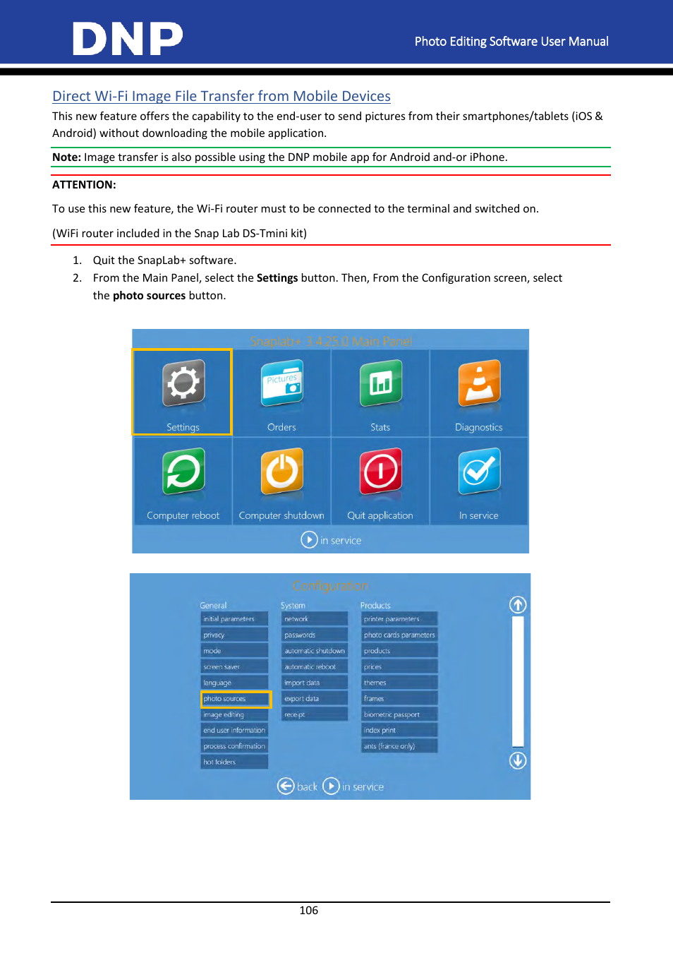 DNP DS-Tmini Kiosk Order Terminal User Manual | Page 106 / 194