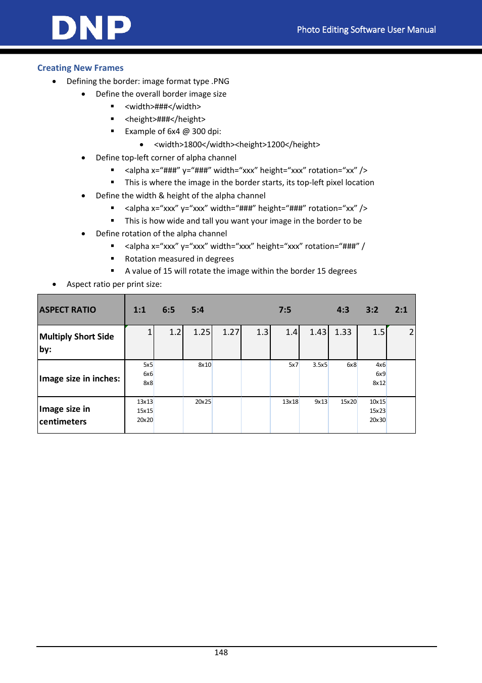 Creating new frames | DNP DS-Tmini Kiosk Order Terminal User Manual | Page 148 / 194