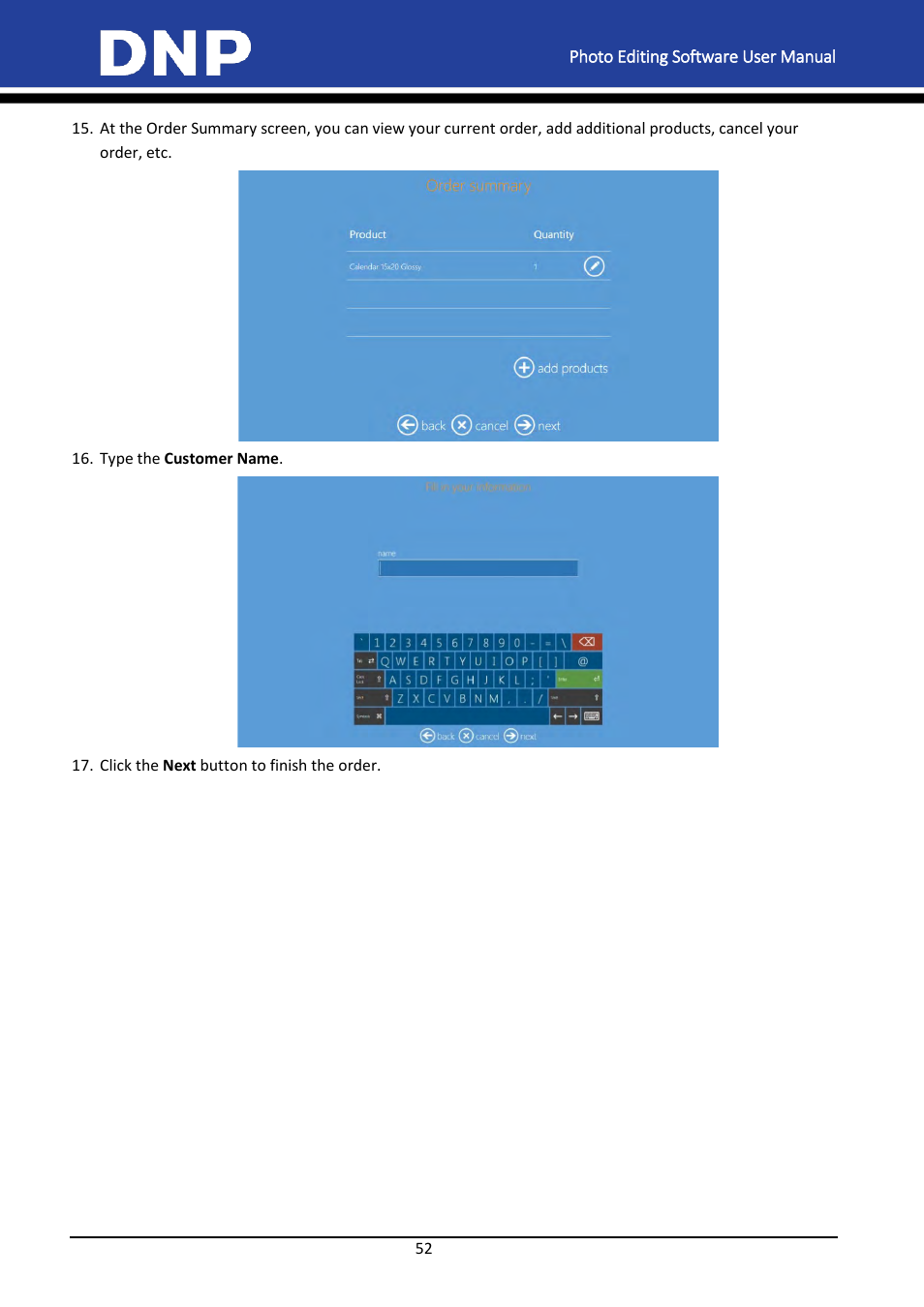 DNP DS-Tmini Kiosk Order Terminal User Manual | Page 52 / 194