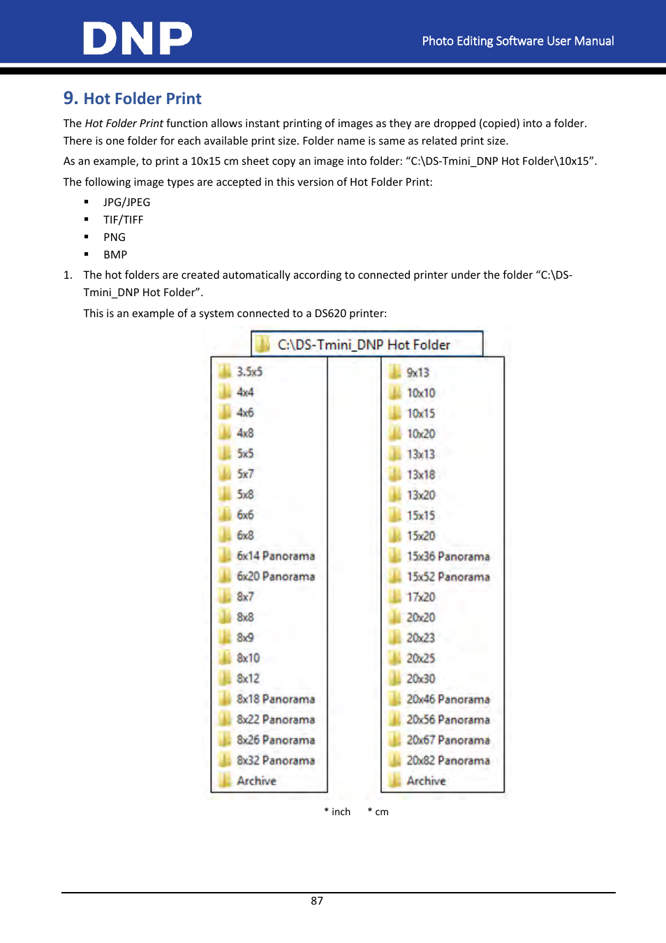 Hot folder print | DNP DS-Tmini Kiosk Order Terminal User Manual | Page 87 / 194