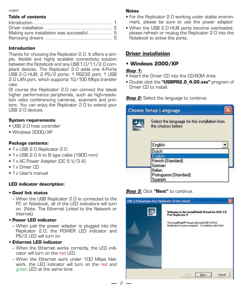 Dicota REPLICATOR 2 User Manual | Page 2 / 26