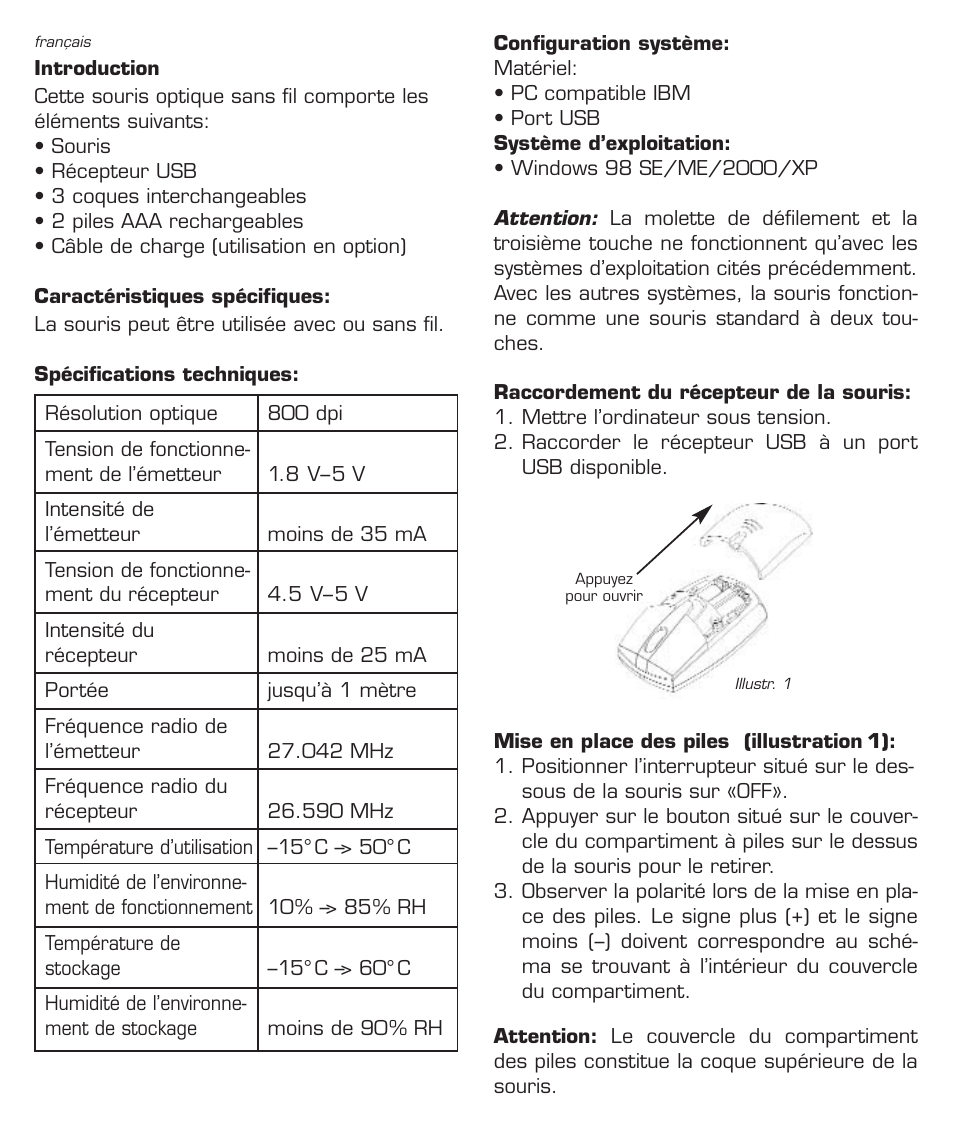 Dicota Optical Mouse User Manual | Page 7 / 14