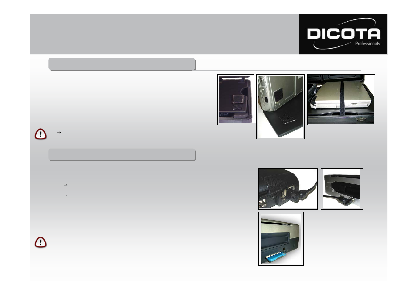User manual datadesk 450 | Dicota DataDesk 450 User Manual | Page 9 / 13