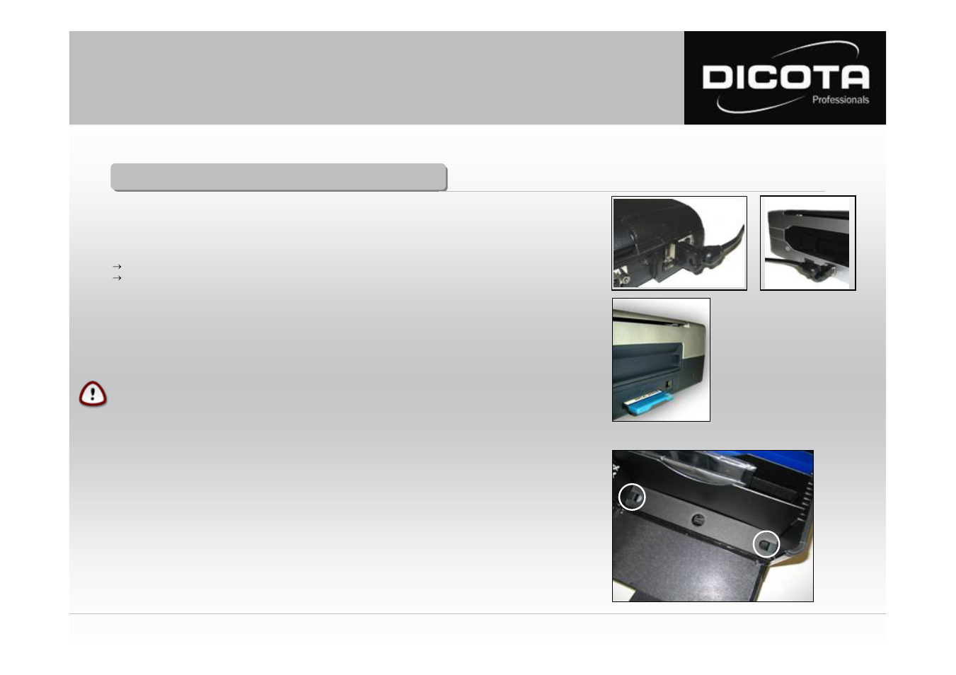 User manual databox allround xl | Dicota DataBox Allround XL User Manual | Page 9 / 13