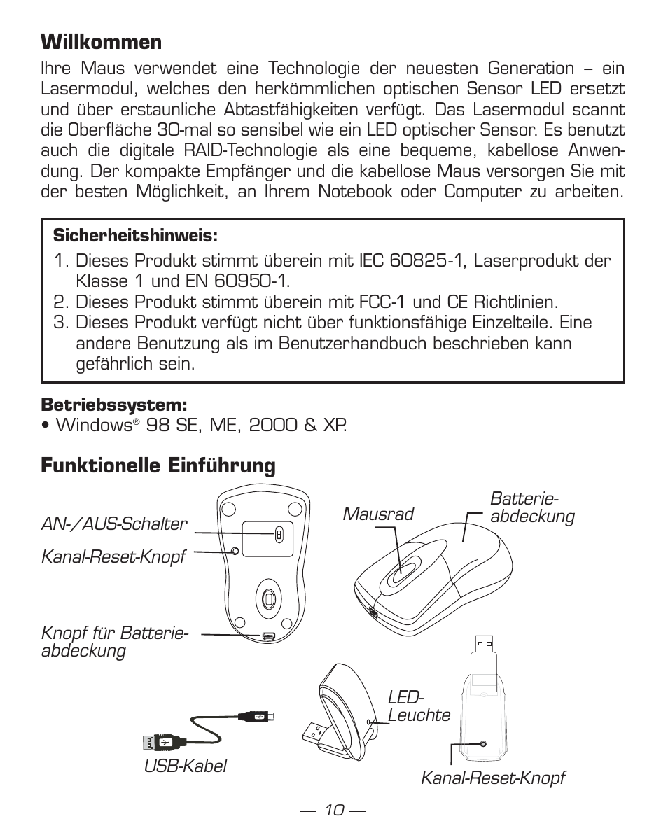 Dicota Phasor User Manual | Page 10 / 36