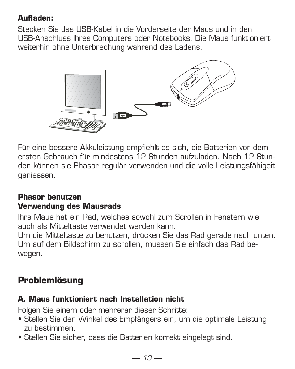 Dicota Phasor User Manual | Page 13 / 36