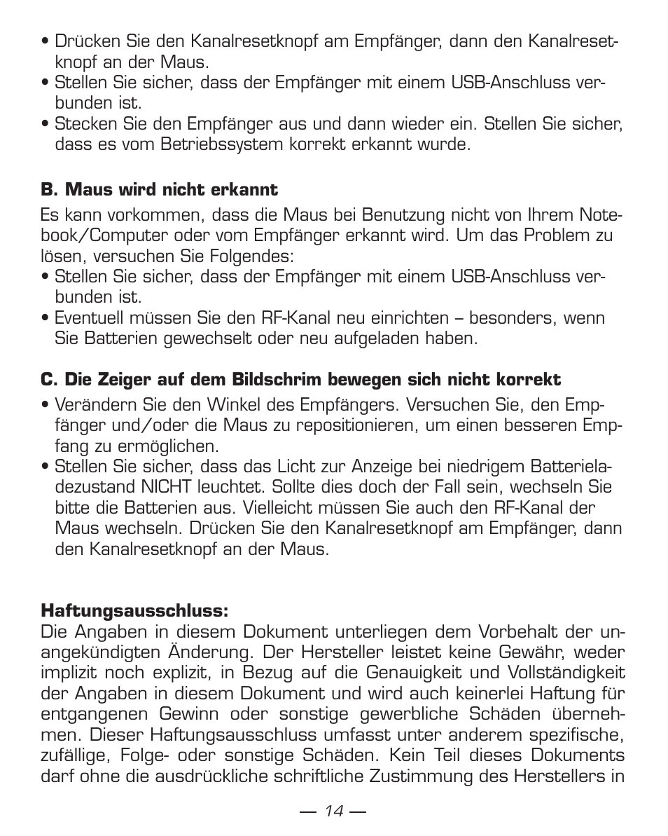 Dicota Phasor User Manual | Page 14 / 36