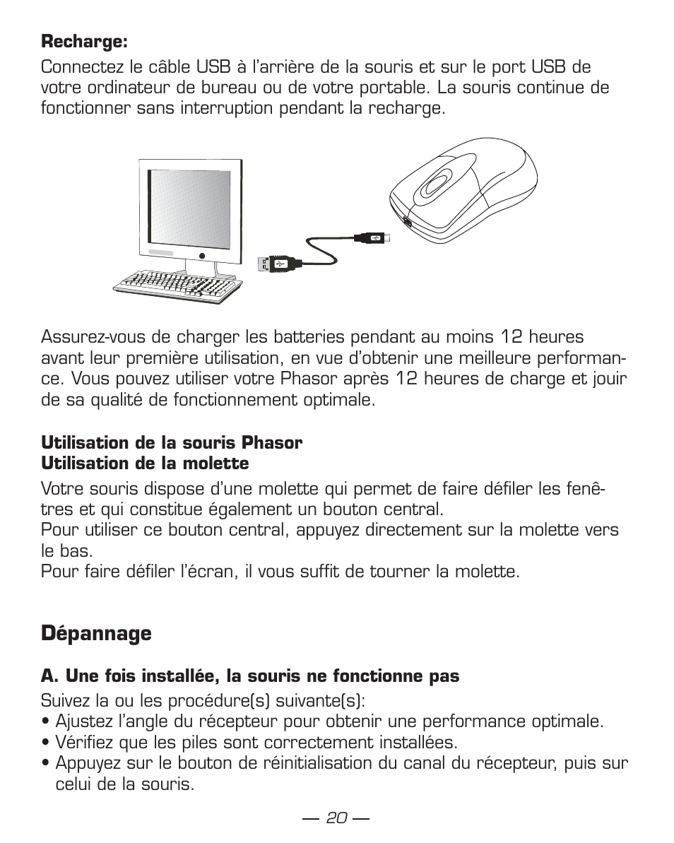 Dicota Phasor User Manual | Page 20 / 36