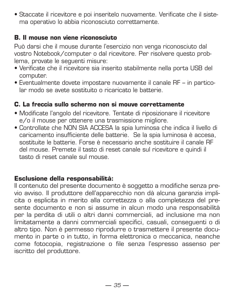 Dicota Phasor User Manual | Page 35 / 36