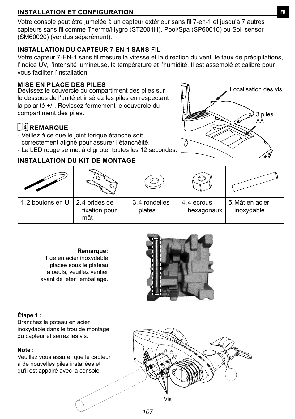 Explore Scientific 7-in-1 Sensor for 7-in-1 Wi-Fi Weather Station User Manual | Page 107 / 172