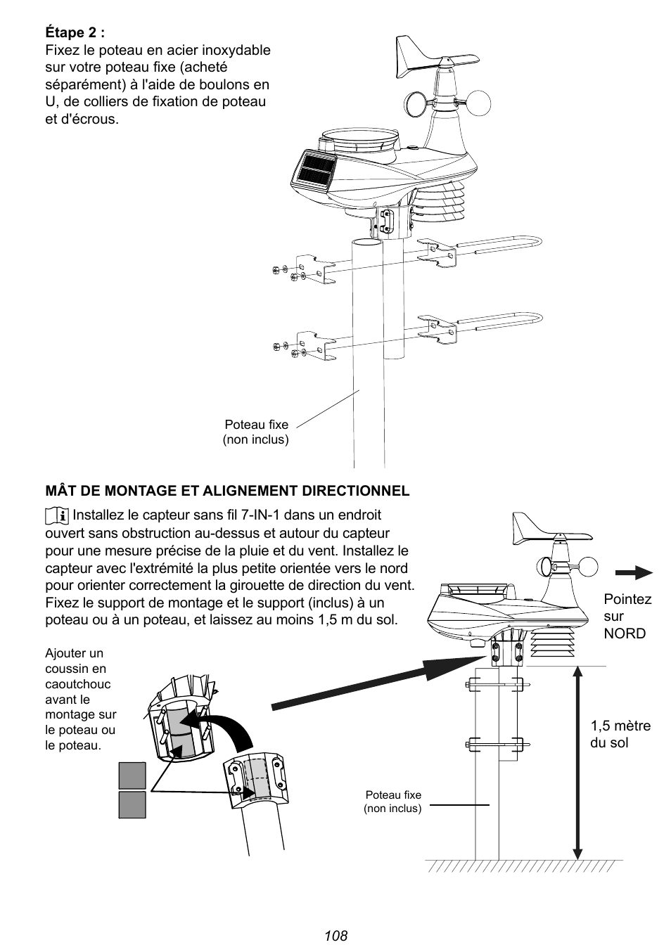 Explore Scientific 7-in-1 Sensor for 7-in-1 Wi-Fi Weather Station User Manual | Page 108 / 172