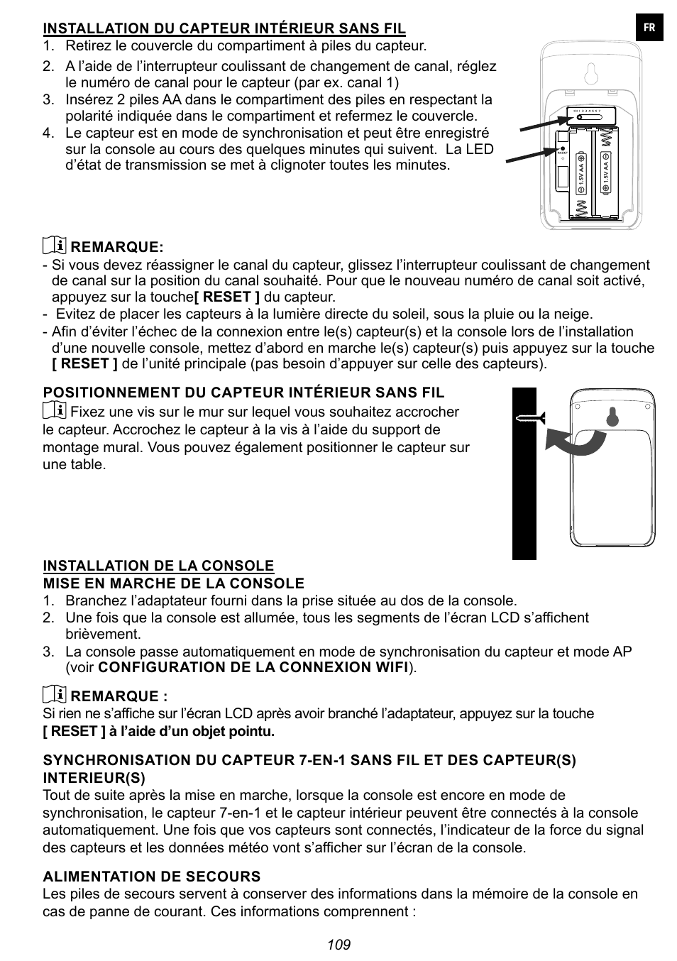 Explore Scientific 7-in-1 Sensor for 7-in-1 Wi-Fi Weather Station User Manual | Page 109 / 172