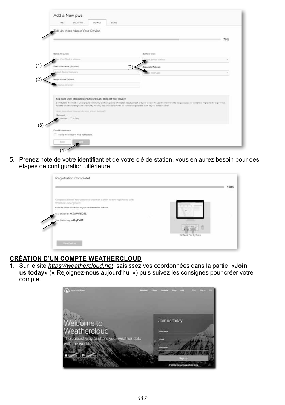 Explore Scientific 7-in-1 Sensor for 7-in-1 Wi-Fi Weather Station User Manual | Page 112 / 172