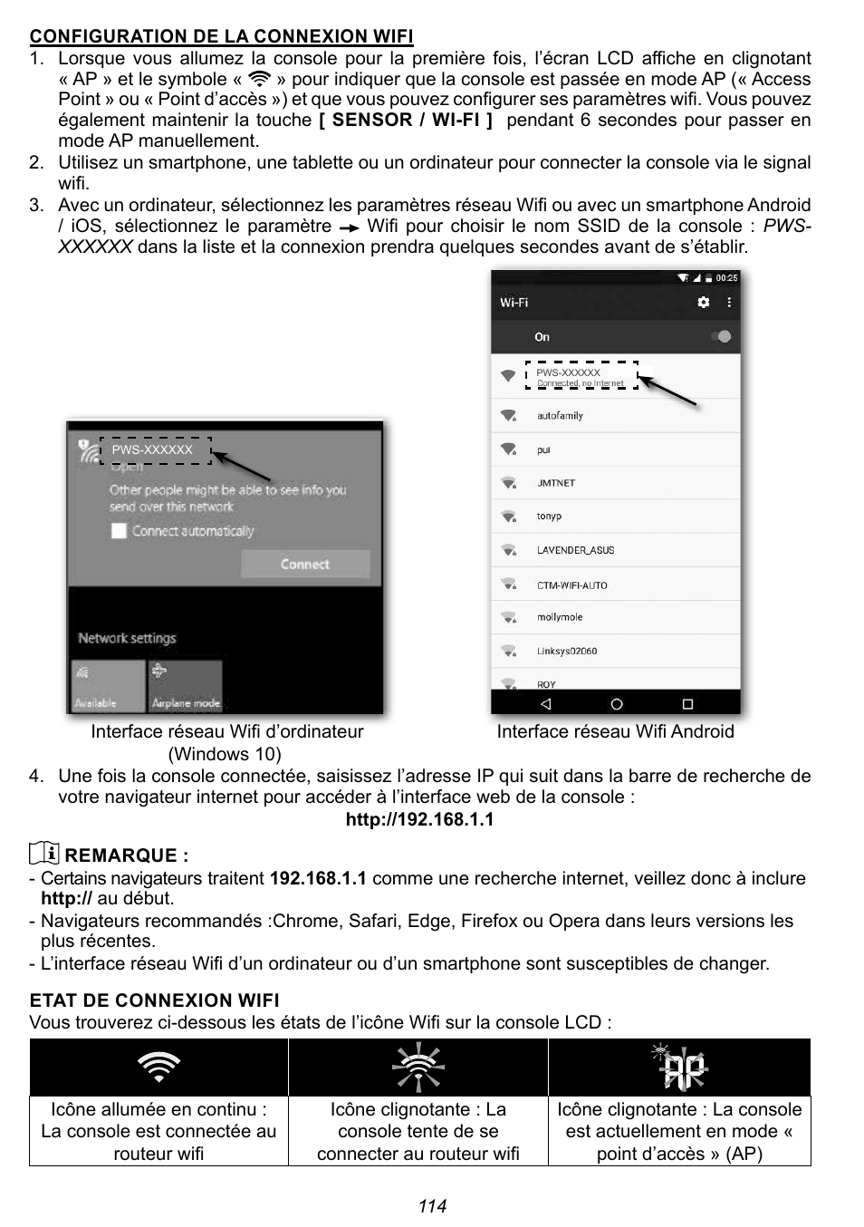 Explore Scientific 7-in-1 Sensor for 7-in-1 Wi-Fi Weather Station User Manual | Page 114 / 172