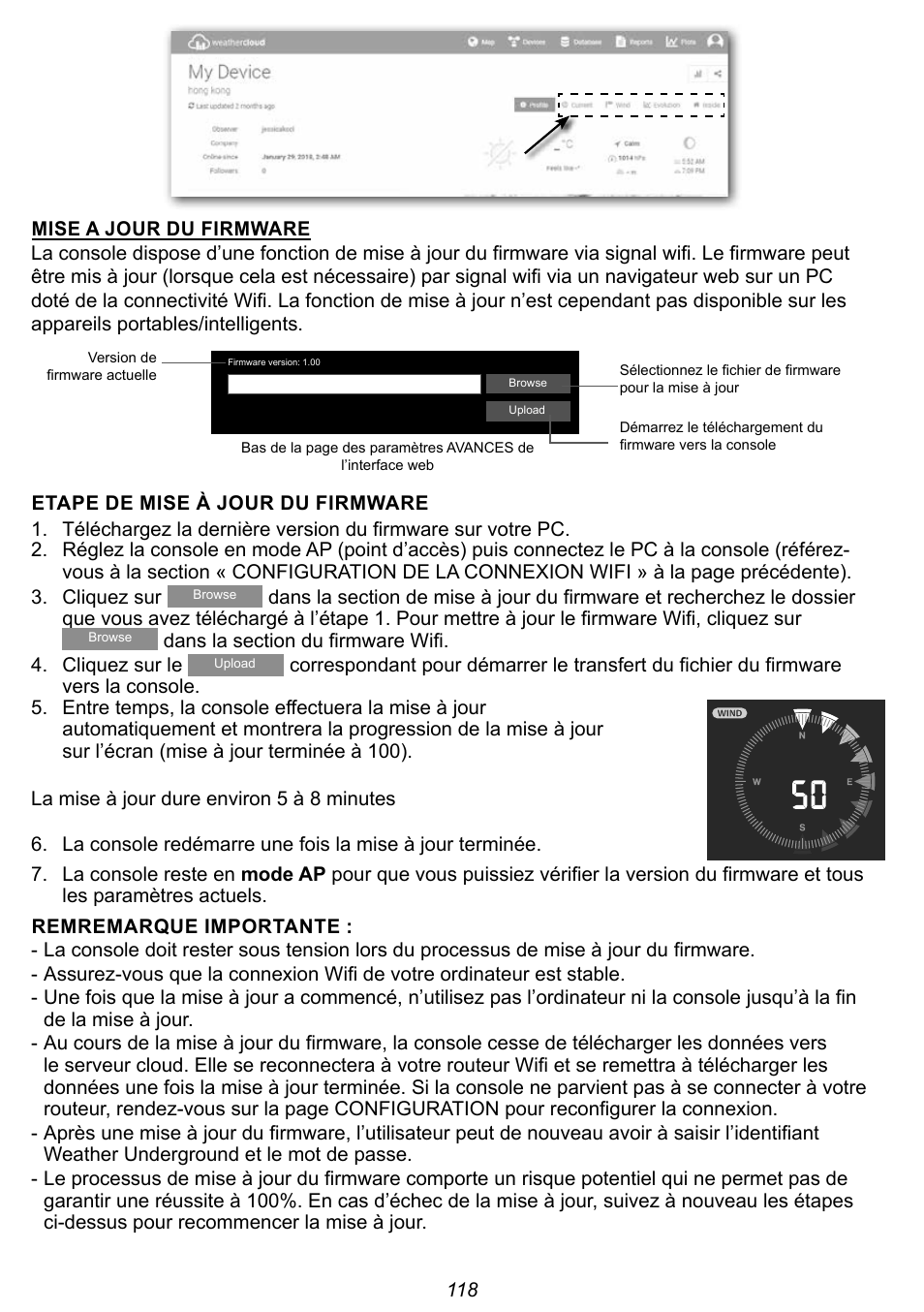 Explore Scientific 7-in-1 Sensor for 7-in-1 Wi-Fi Weather Station User Manual | Page 118 / 172