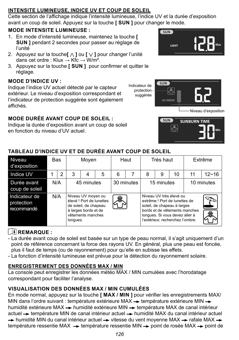 Explore Scientific 7-in-1 Sensor for 7-in-1 Wi-Fi Weather Station User Manual | Page 126 / 172