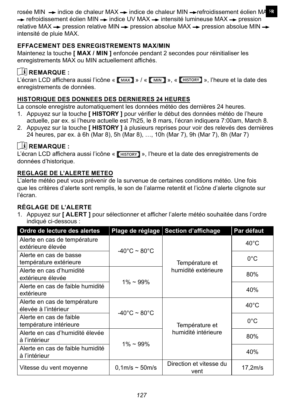 Explore Scientific 7-in-1 Sensor for 7-in-1 Wi-Fi Weather Station User Manual | Page 127 / 172