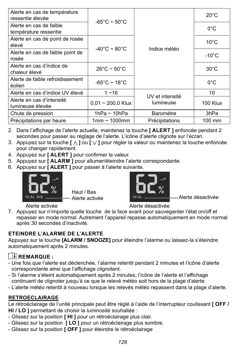 Explore Scientific 7-in-1 Sensor for 7-in-1 Wi-Fi Weather Station User Manual | Page 128 / 172